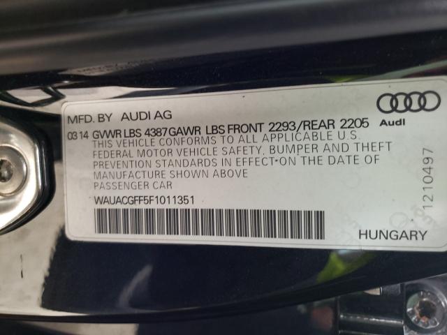 2015 AUDI A3 PREMIUM WAUACGFF5F1011351