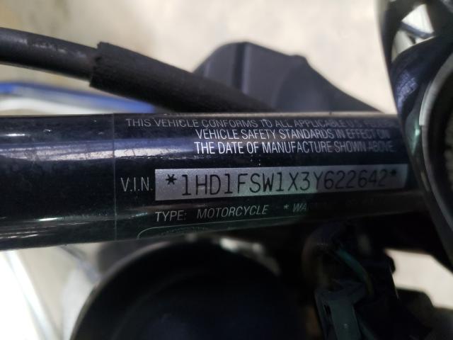 2003 HARLEY-DAVIDSON FLTRI 1HD1FSW1X3Y622642