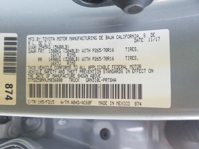 2018 TOYOTA TACOMA DOU - 3TMDZ5BN9JM036880