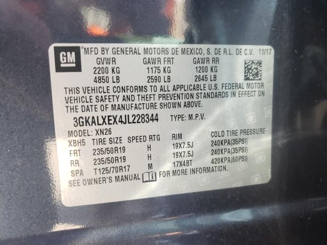 2018 GMC TERRAIN DE 3GKALXEX4JL228344