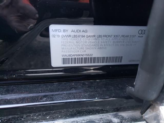 2019 AUDI A8 L WAU8DAF88KN015522