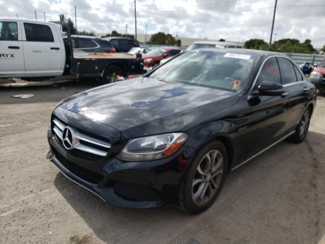 mercedes-benz c-class 2017 vin 55swf4jb4hu179235