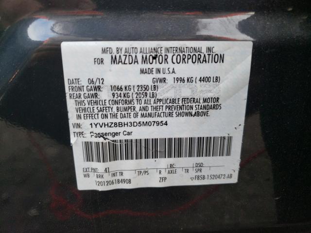 2013 MAZDA 6 SPORT - 1YVHZ8BH3D5M07954