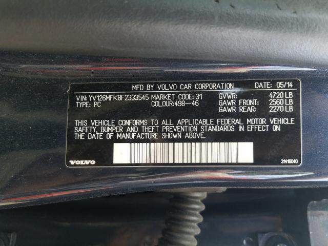 2015 VOLVO S60 PREMIE YV126MFK8F2333545