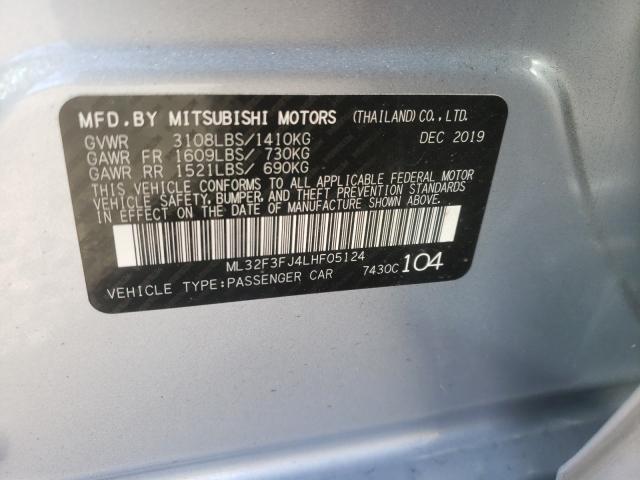 2020 MITSUBISHI MIRAGE G4 ML32F3FJ4LHF05124