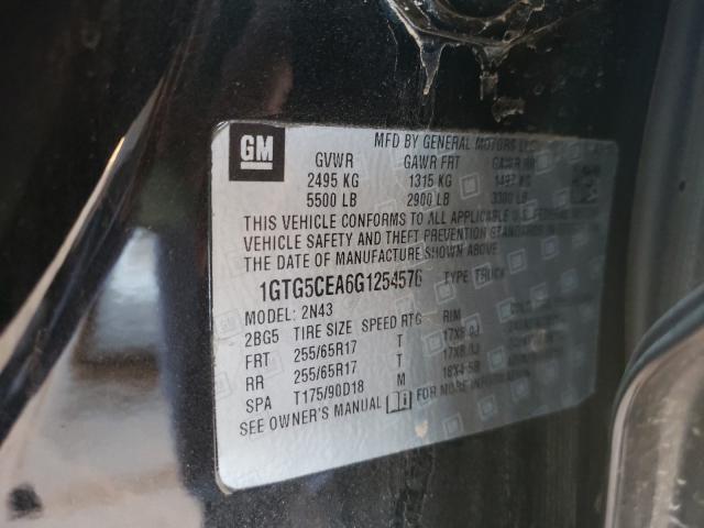 2016 GMC CANYON SLE 1GTG5CEA6G1254576