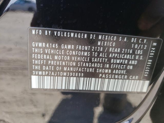 2013 VOLKSWAGEN JETTA SE 3VWBP7AJ1DM390899