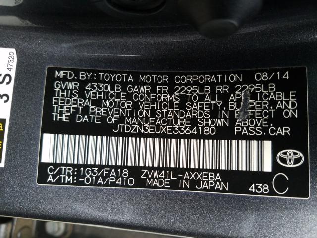 2014 TOYOTA PRIUS V - JTDZN3EUXE3364180