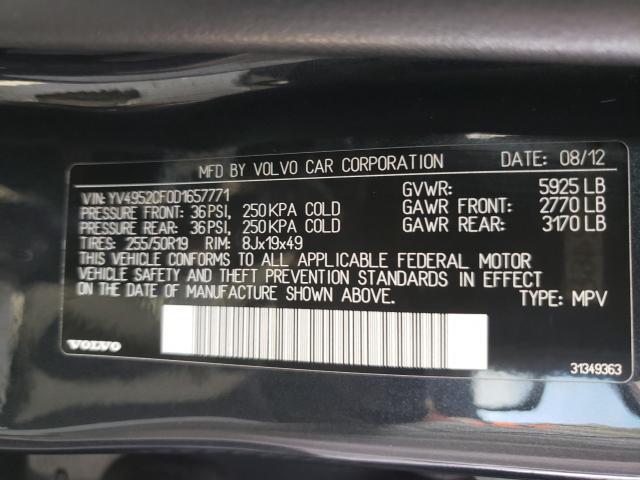 2013 VOLVO XC90 R DES YV4952CF0D1657771