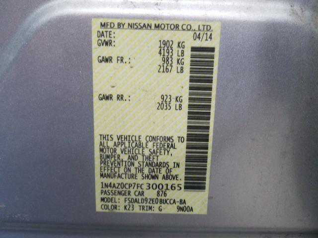 2015 NISSAN LEAF S 1N4AZ0CP7FC300165