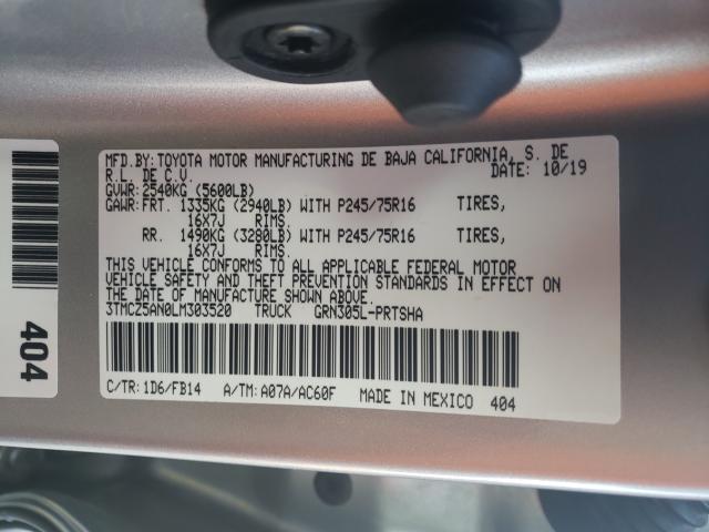 2020 TOYOTA TACOMA DOU - 3TMCZ5AN0LM303520