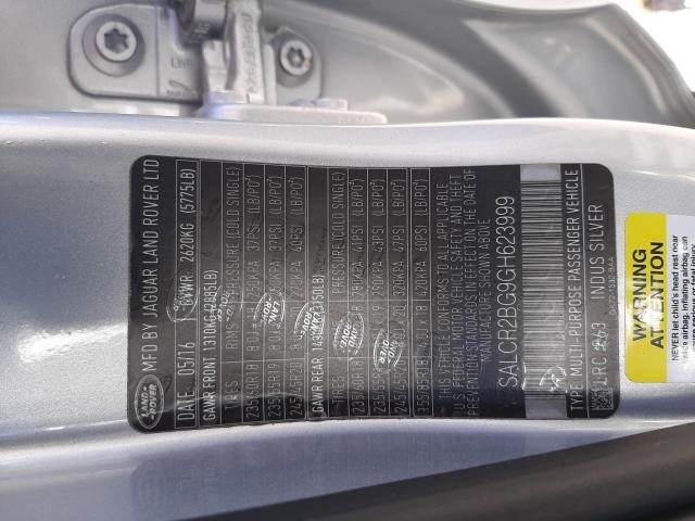 2016 LAND ROVER DISCOVERY SALCR2BG9GH623999