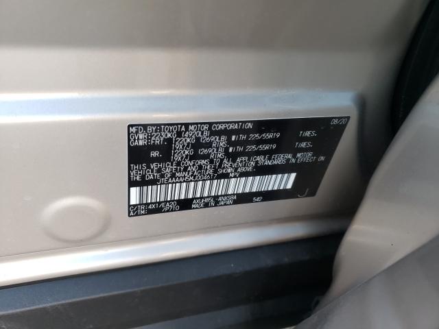 2021 TOYOTA VENZA LE JTEAAAAH5MJ004617