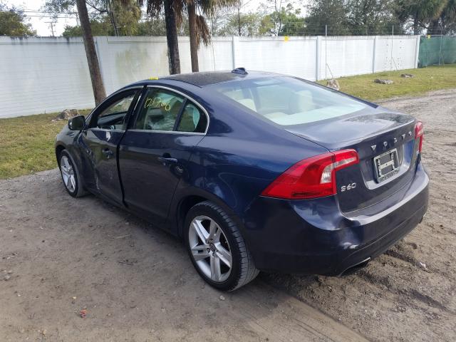 2015 VOLVO S60 PREMIE YV126MFK8F2333545