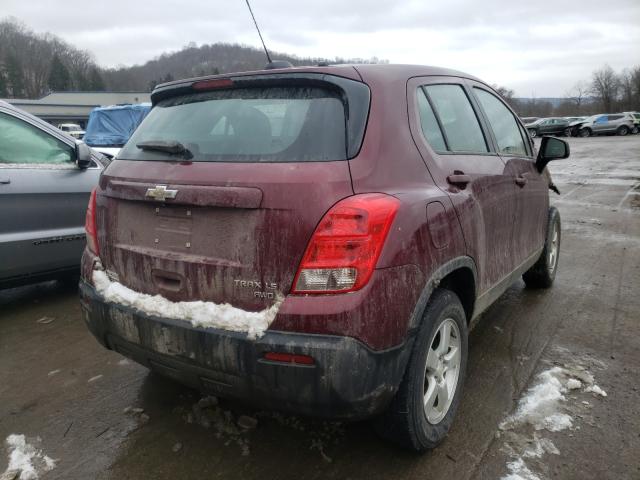 2016 CHEVROLET TRAX LS 3GNCJNSBXGL127011