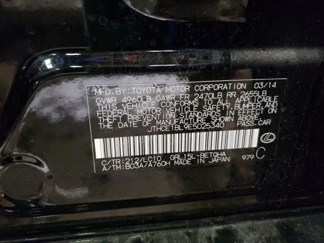 2014 LEXUS GS 350 JTHCE1BL9E5025340