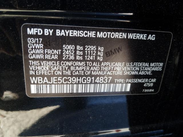 2017 BMW 540 I WBAJE5C39HG914837
