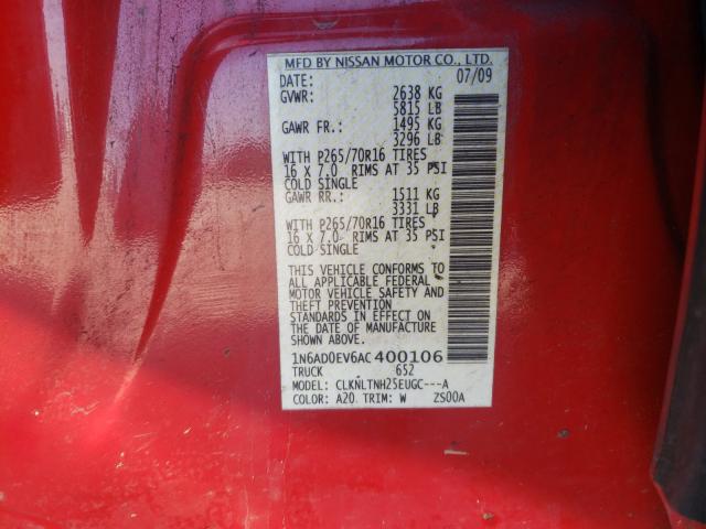 2010 NISSAN FRONTIER C 1N6AD0EV6AC400106