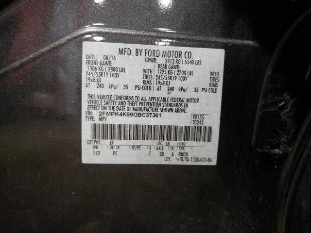 2016 FORD EDGE TITAN 2FMPK4K99GBC37361