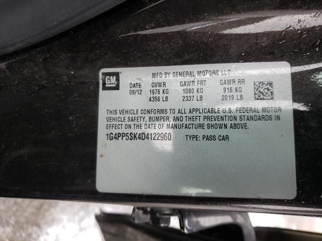 2013 BUICK VERANO 1G4PP5SK4D4122960