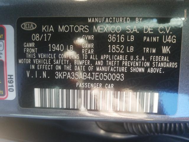 2018 KIA RIO EX 3KPA35AB4JE050093