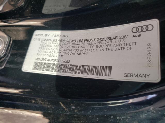 2015 AUDI A5 PREMIUM WAUMFAFR0FA039652