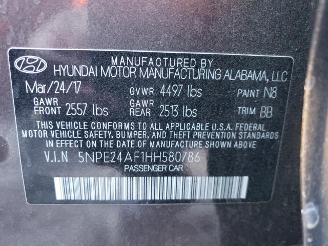 2017 HYUNDAI SONATA SE - 5NPE24AF1HH580786