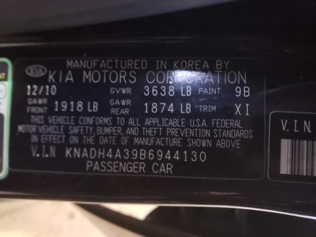 2011 KIA RIO BASE KNADH4A39B6944130