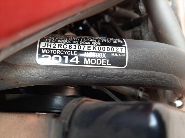 2014 HONDA NC700X JH2RC6307EK000027