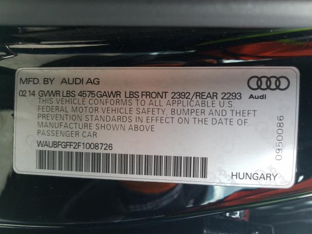 2015 AUDI S3 PREMIUM WAUBFGFF2F1008726