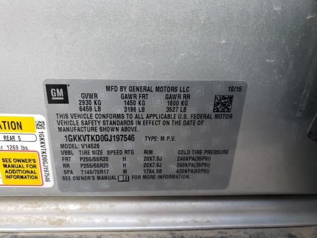 2016 GMC ACADIA DEN 1GKKVTKD0GJ197546