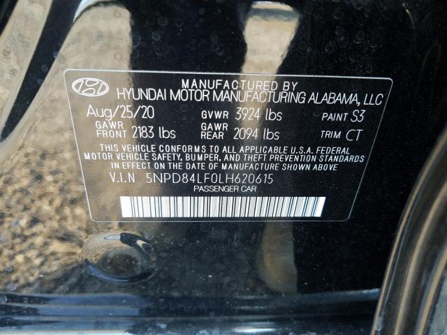 2020 HYUNDAI ELANTRA SE - 5NPD84LF0LH620615