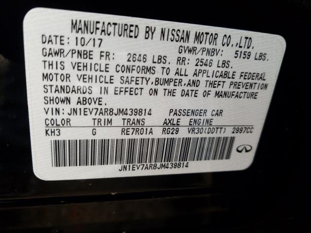 2018 INFINITI Q50 LUXE JN1EV7AR8JM439814