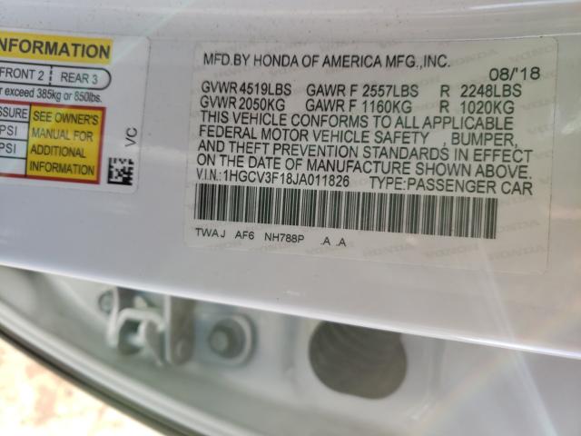 2018 HONDA ACCORD HYB 1HGCV3F18JA011826