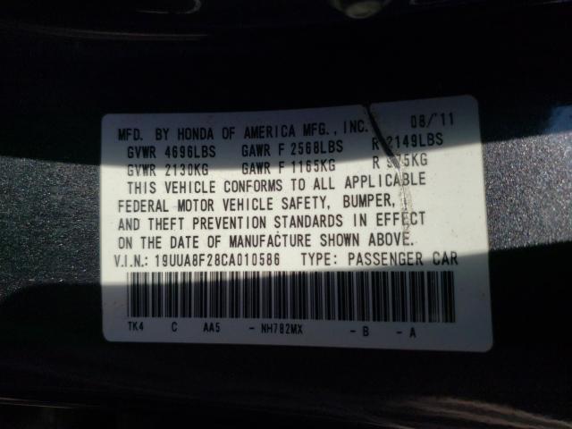 2012 ACURA TL 19UUA8F28CA010586