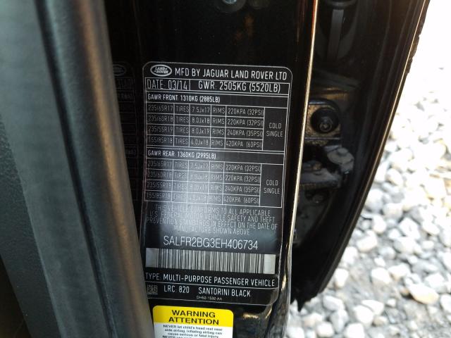 2014 LAND ROVER LR2 HSE SALFR2BG3EH406734
