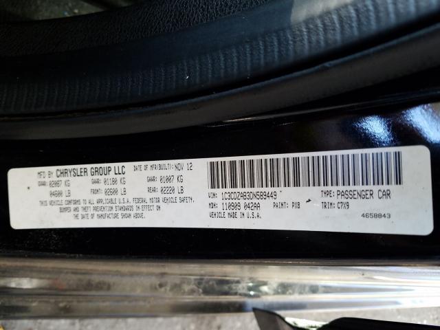2013 DODGE AVENGER SE 1C3CDZAB3DN589449