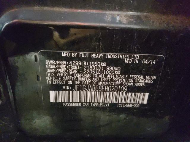 2014 SUBARU IMPREZA PR JF1GJAB68EH020109