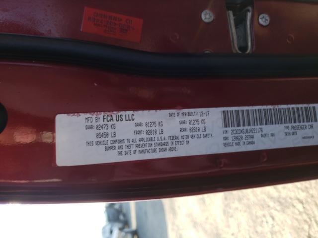 2018 DODGE CHARGER R/ - 2C3CDXGJ8JH221176
