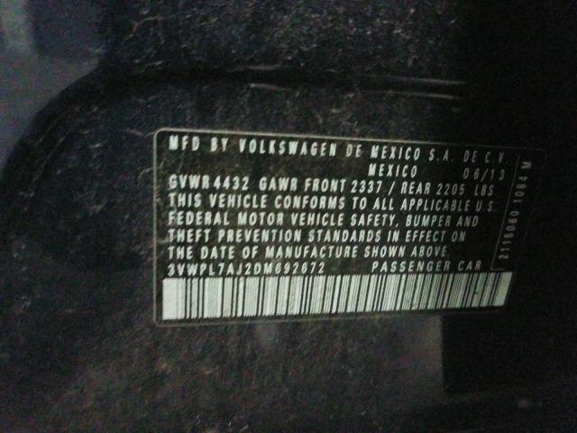 2013 VOLKSWAGEN JETTA TDI 3VWPL7AJ2DM692672