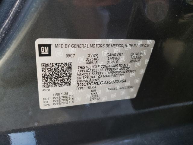 2018 CHEVROLET SILVERADO - 3GCPCREC4JG182764