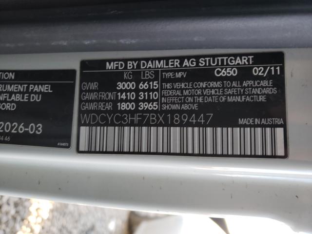 2011 MERCEDES-BENZ G 550 WDCYC3HF7BX189447