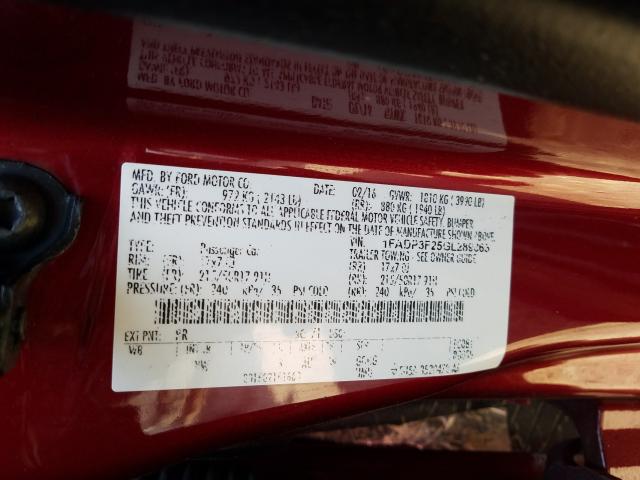 2016 FORD FOCUS SE - 1FADP3F25GL289365