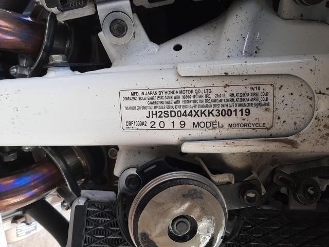 2019 HONDA CRF1000 A JH2SD044XKK300119