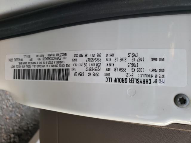 2012 VOLKSWAGEN ROUTAN SEL 2C4RVACG1CR294378