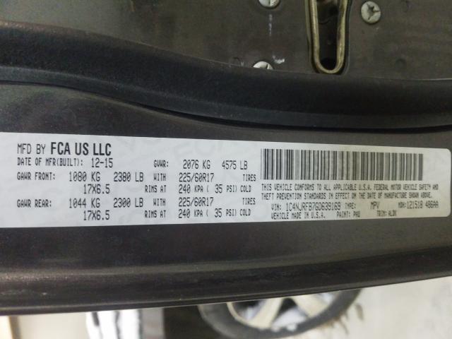 2016 JEEP PATRIOT LA 1C4NJRFB7GD639169