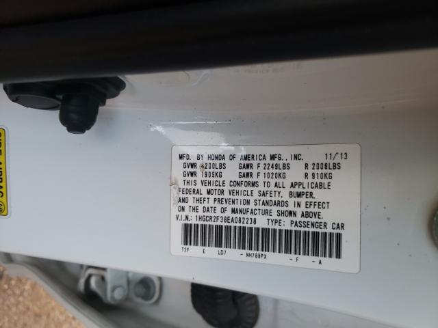 2014 HONDA ACCORD LX 1HGCR2F38EA082238