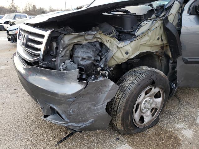 2012 HONDA PILOT LX 5FNYF3H20CB030176