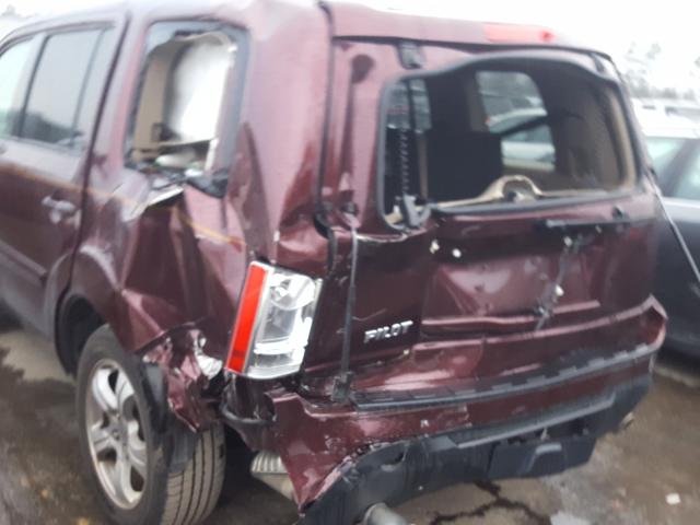 2013 HONDA PILOT EXL 5FNYF3H56DB037614