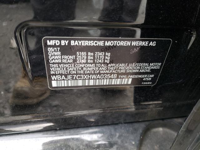 2017 BMW 540 XI WBAJE7C3XHWA03548